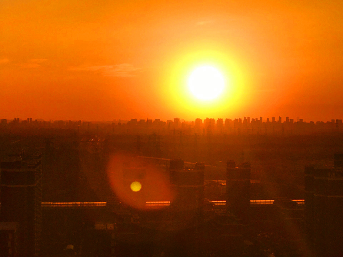 北京日出 - 纪实, 色彩, 手机, 北京 - 刘勇良工作室 - 图虫摄影网