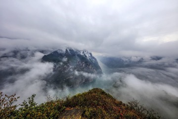 烟雨巫峡（王正坤摄） (3)