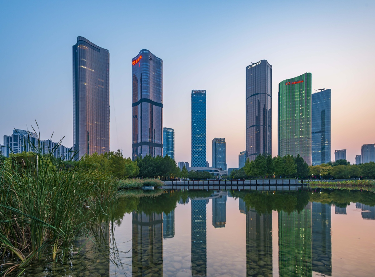 黄昏大望京摄于北京望京公园