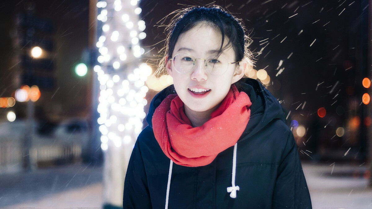 「忽然下的一场雪」 - 50mm, 人像, 少女, 北京
