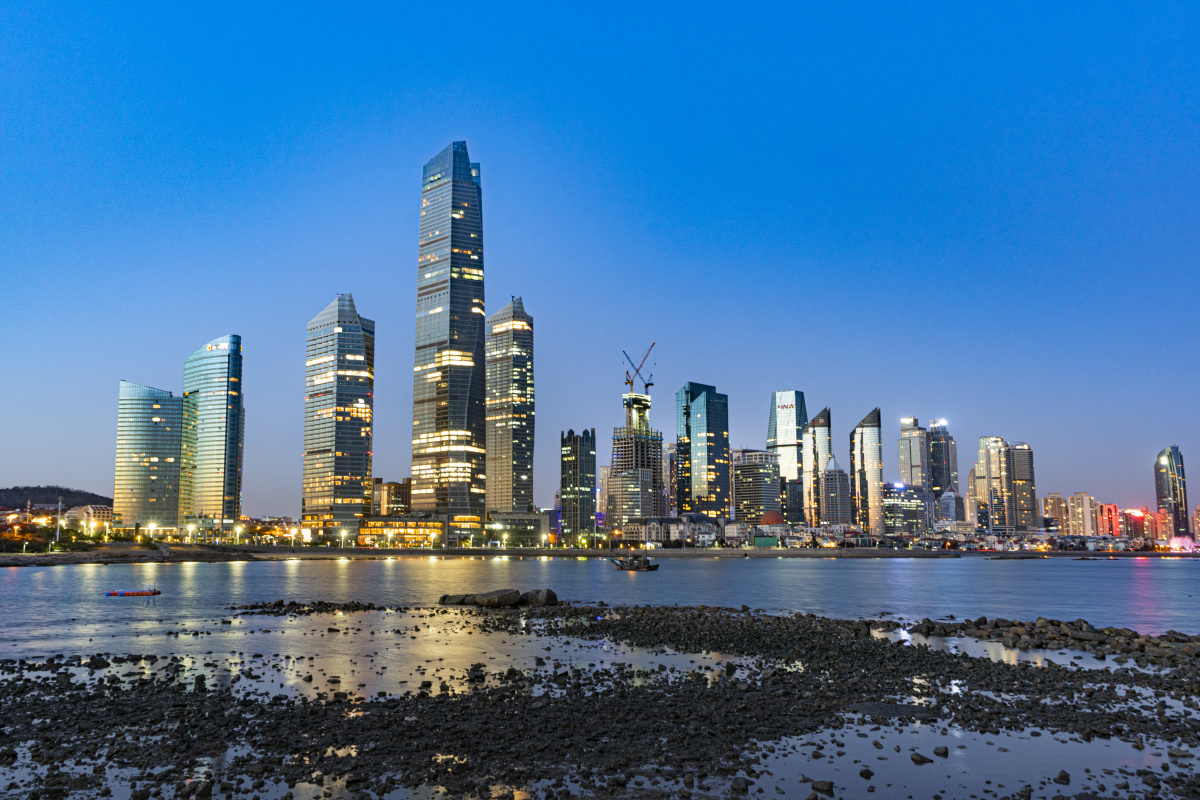 青岛城市天际线