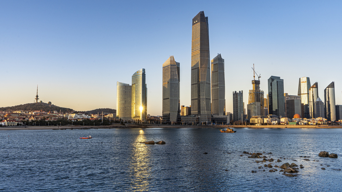 青岛城市天际线