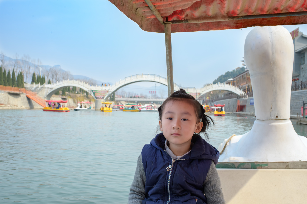 尼康D5 儿童 人像 济南大门牙风景区