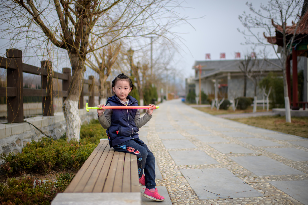 尼康D5 儿童 人像 济南大门牙风景区