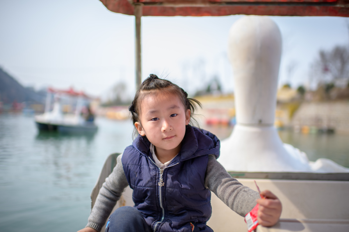 尼康D5 儿童 人像 济南大门牙风景区