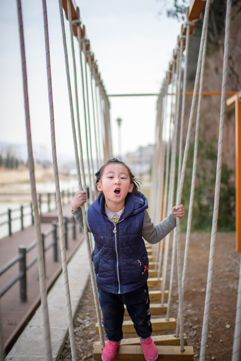 尼康D5 儿童 人像 济南大门牙风景区