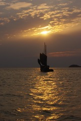 夕照孤帆  (1)
