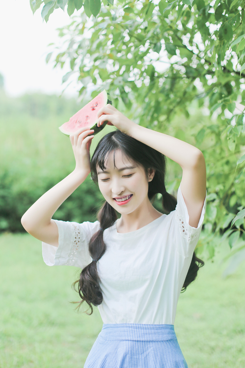 [草木歌-夏日小西瓜] - 小清新, 森林, 日系, 少女