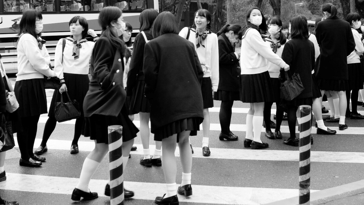 中学生们