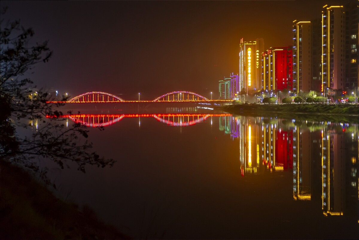 郴州夜景图片真实图片图片