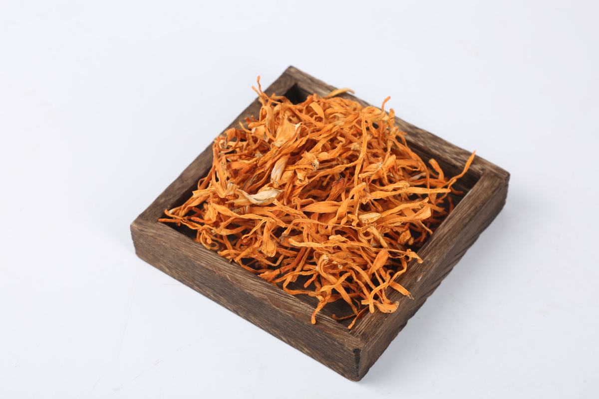 鹿茸菇虫草花原图