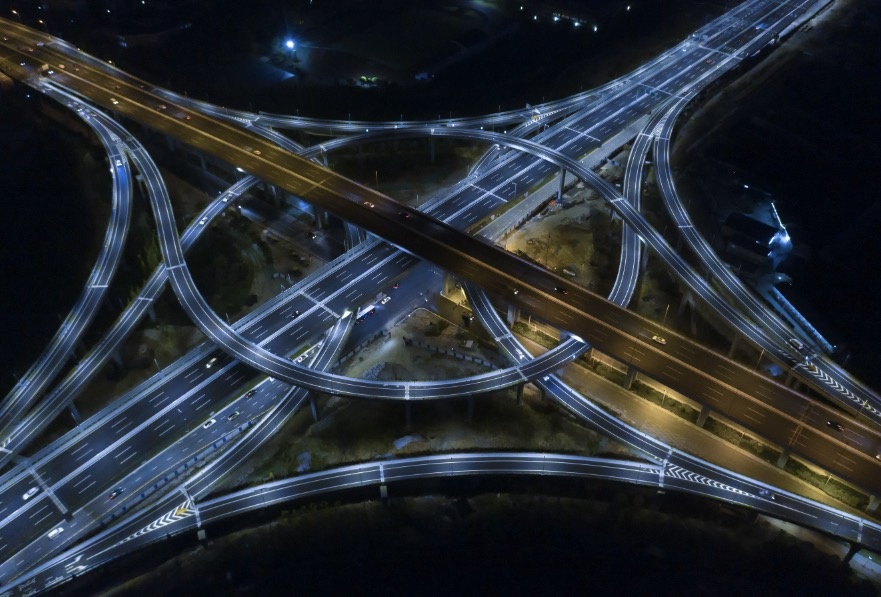 北环高架枢纽夜景 - 唐斌权 - 图虫