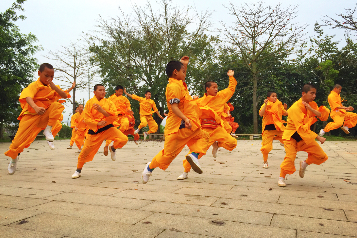 2016年4月3日,使用iphone 6s,拍摄于著名的泉州南少林寺武僧团小伙伴