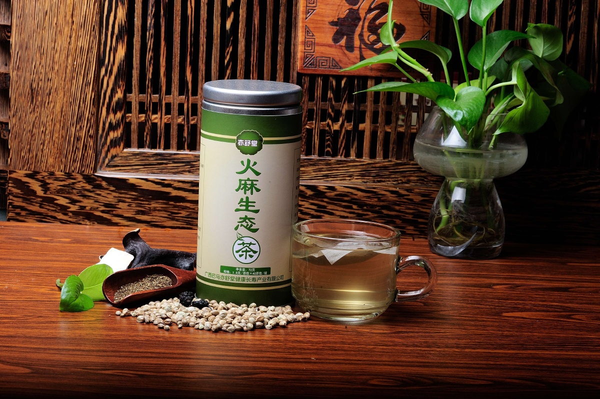 春天的闲暇时光里,来一杯火麻生态茶,润肠通便,全身舒坦