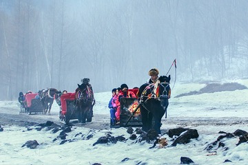 漫越雪地