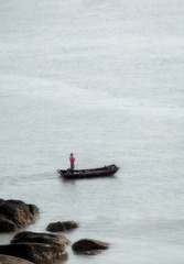 小舟从此逝，江海寄余生。