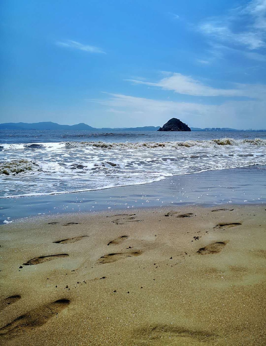 中秋福州琅岐海滩