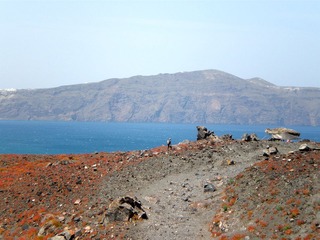 希腊爱琴海休眠火山