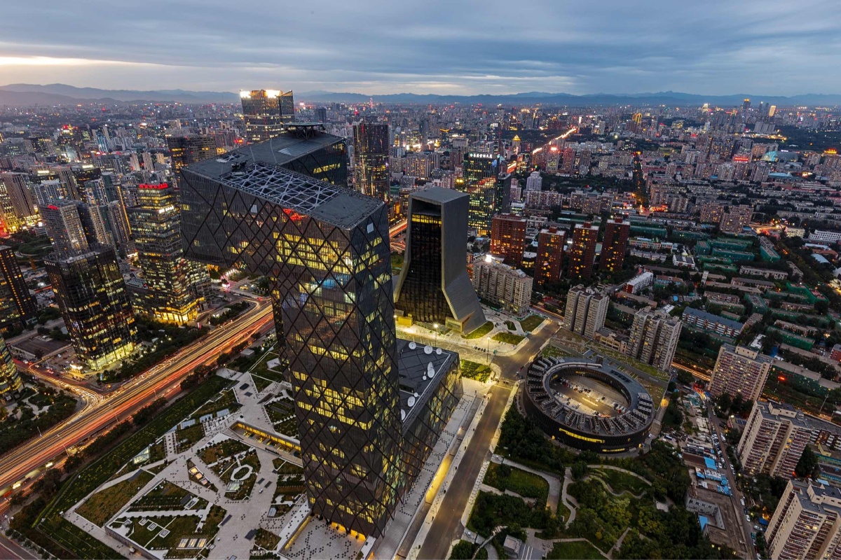 北京之巅俯瞰北京城