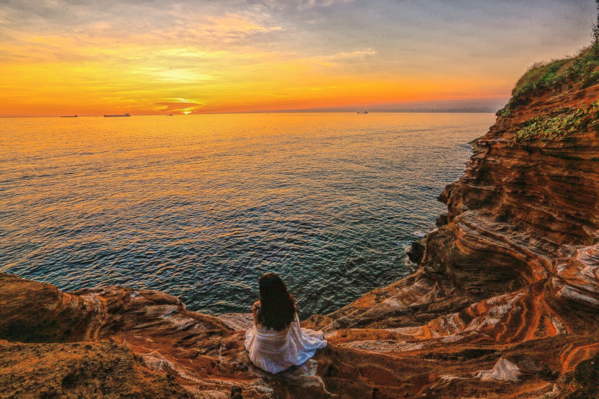 涠洲岛暮崖落日最佳拍摄地没有之一
