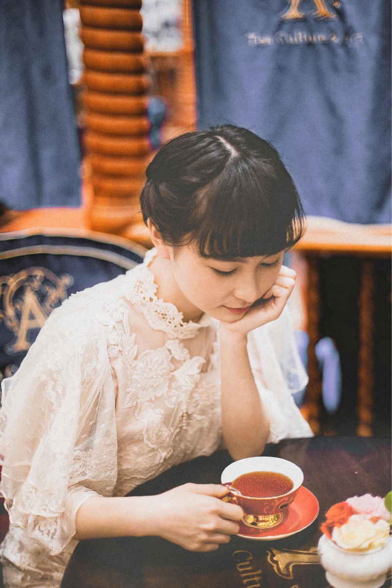 午后红茶时光 - 胶片, 日系, 佳能, 美女, 图虫女神计划 - 美视大白 - 图虫摄影网
