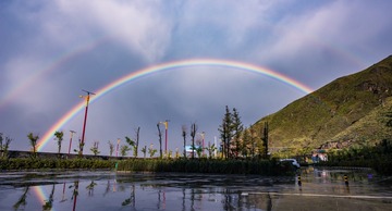 雨后双彩虹