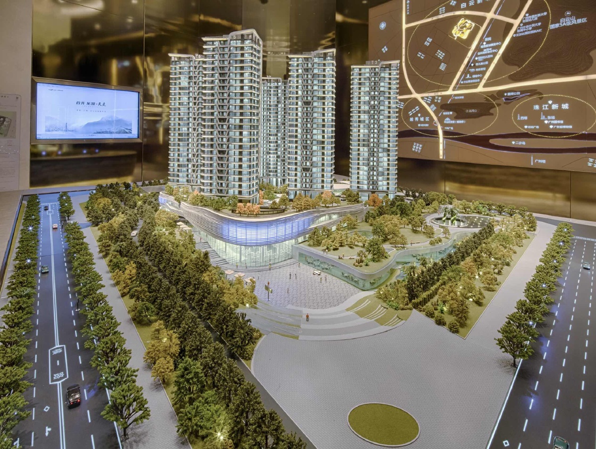 山之田建筑模型拍摄