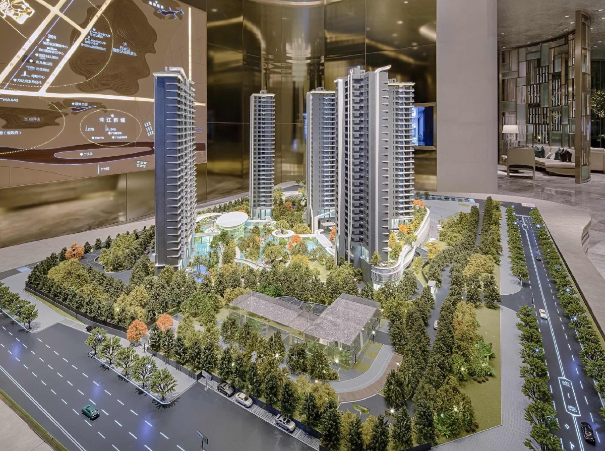 山之田建筑模型拍摄