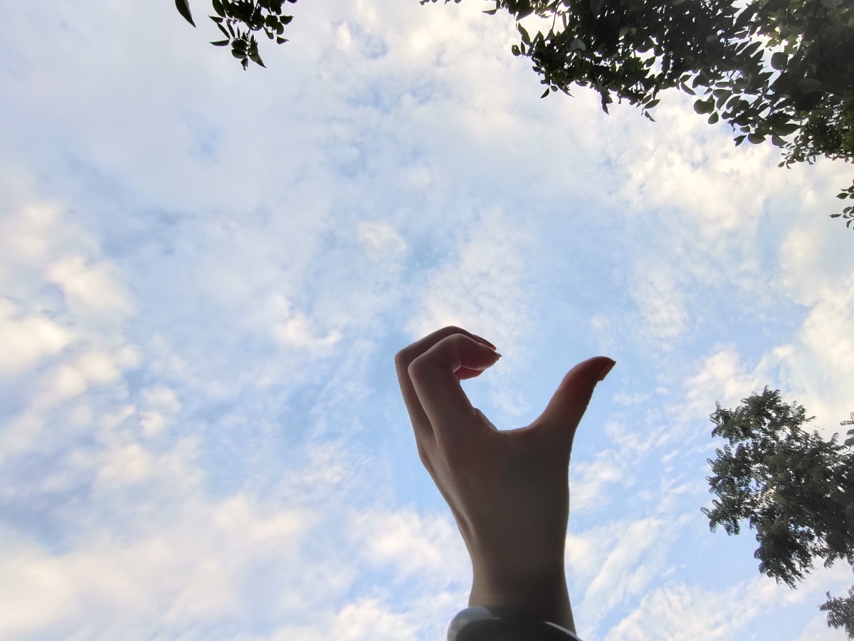 曾几何时喜欢上了抬头仰望天空