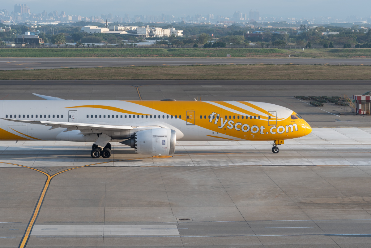 新加坡酷航波音787flyscootboeing787