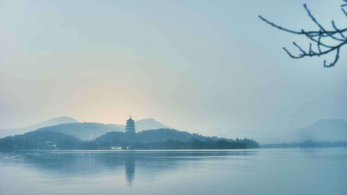 西湖清晨