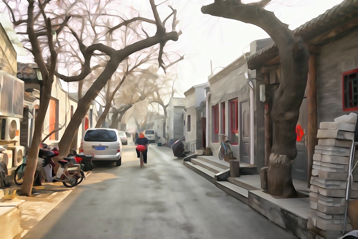 行摄北京城北锣鼓巷冬天午后