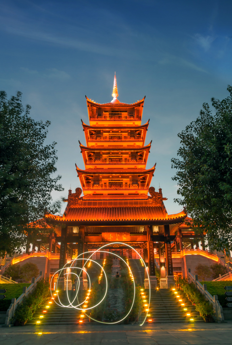 佛山夜景魁星阁