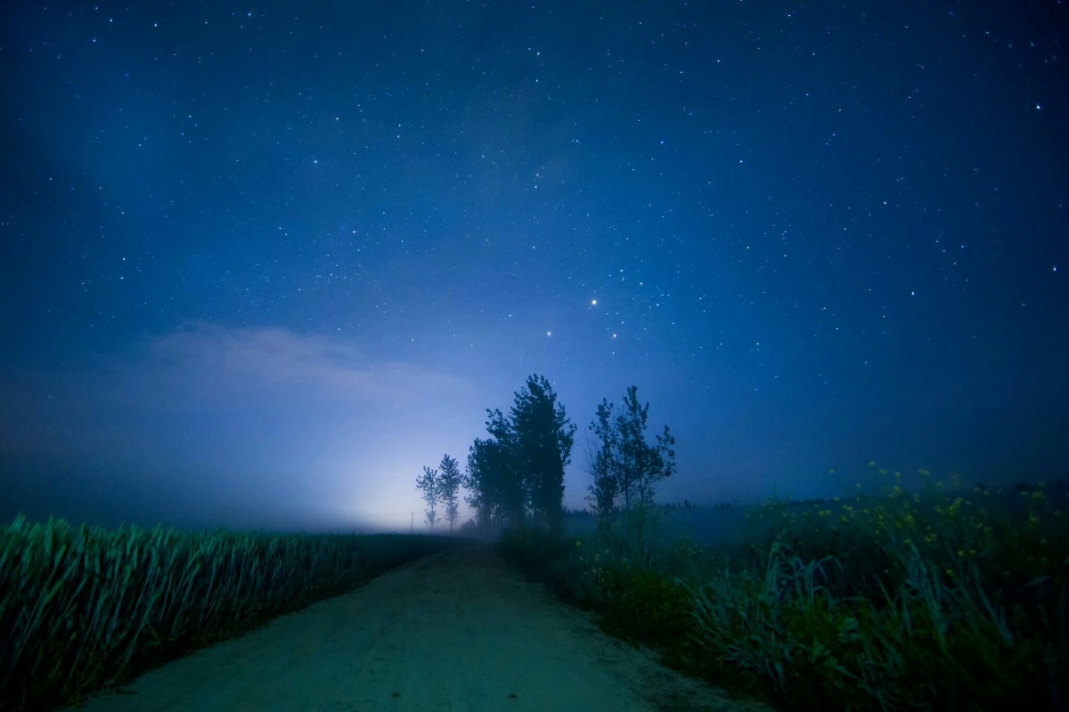 乡村夜空