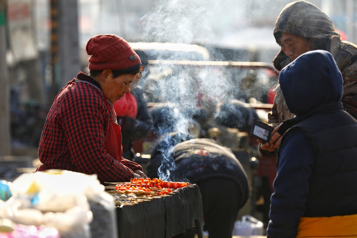 赶大集普通老百姓的真实生活勤劳善良朴实智慧阳光祝愿他们永远快乐