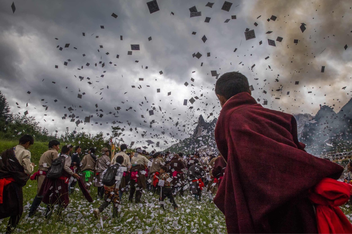 扎尕那藏寨插箭节