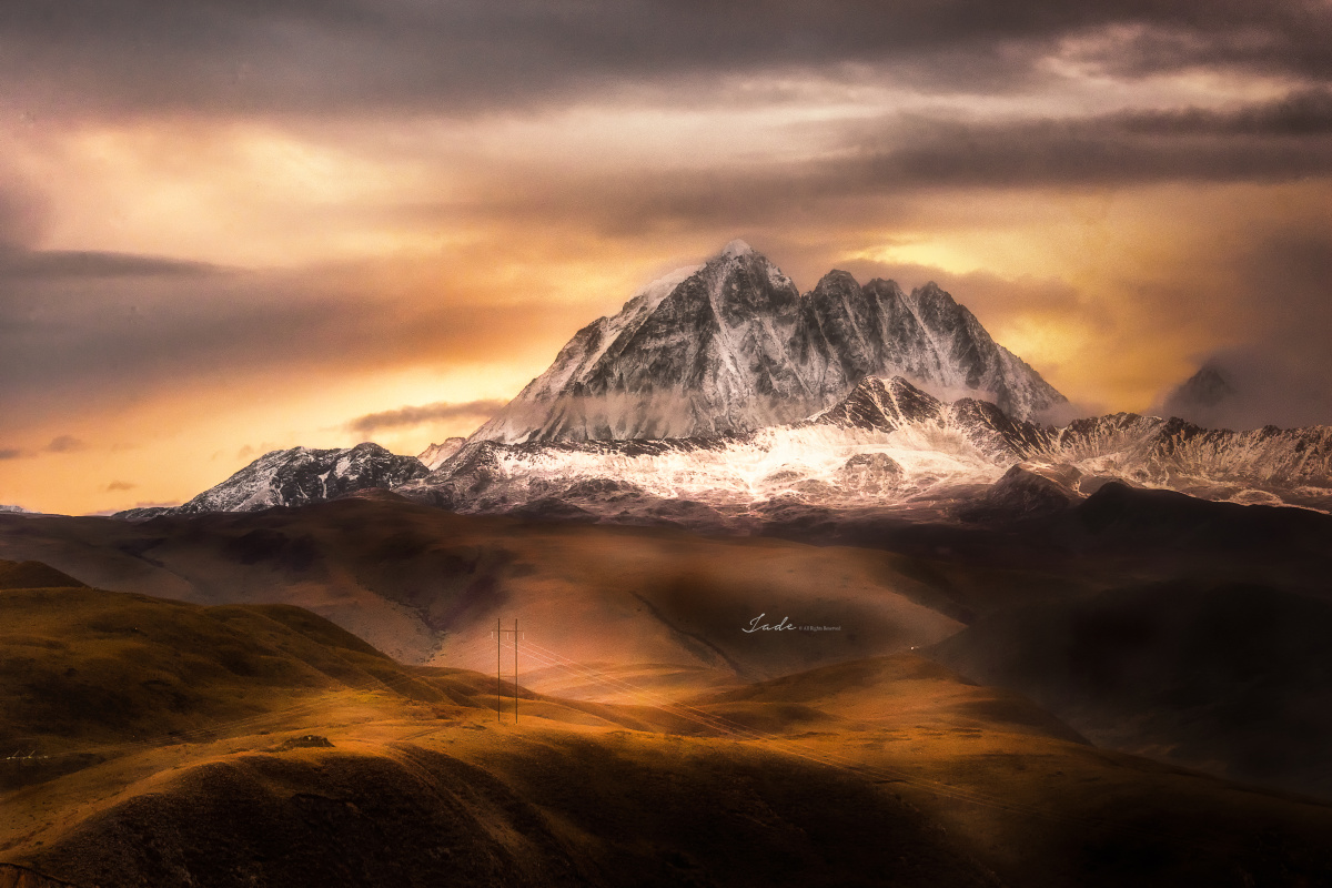 神山下的巧克力