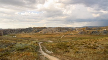 金秋 小山路