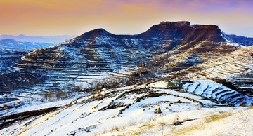 崮乡雪韵（组照）——大山深处