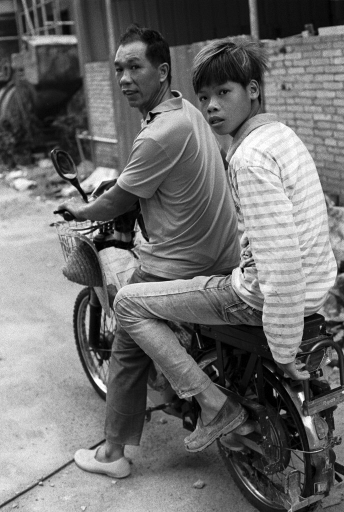 一对来自广西的父子