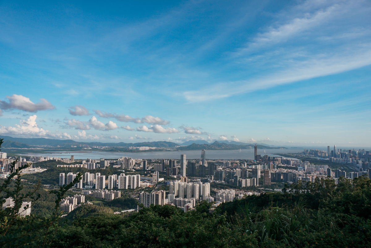 深圳塘朗山远眺
