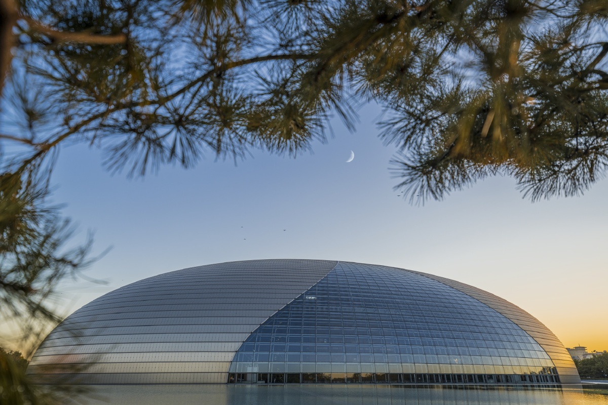 秋天的北京国家大剧院