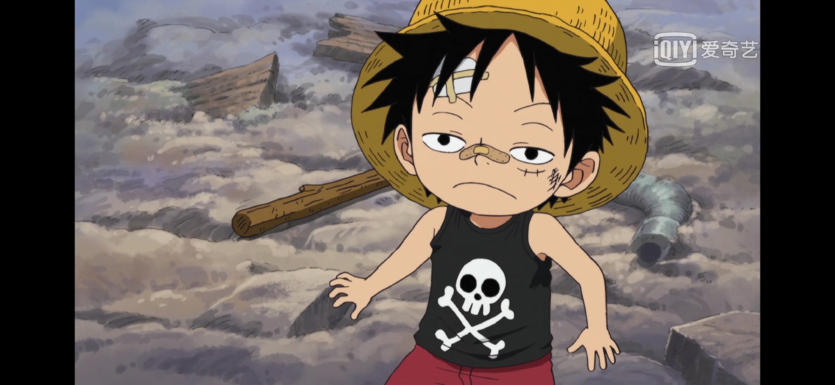 为啥路飞小时候这么可爱呢