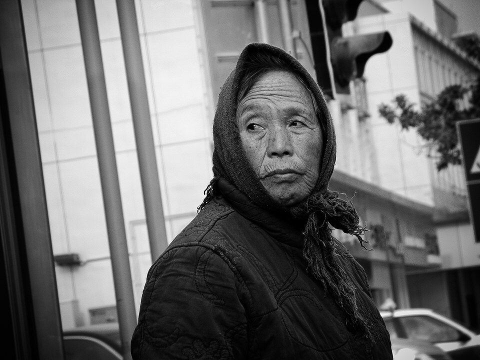 街拍 老人<br />
