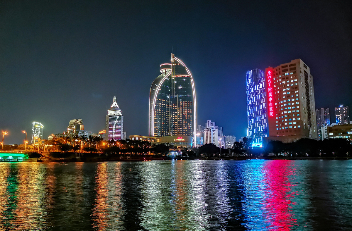 厦门筼筜湖夜景随拍