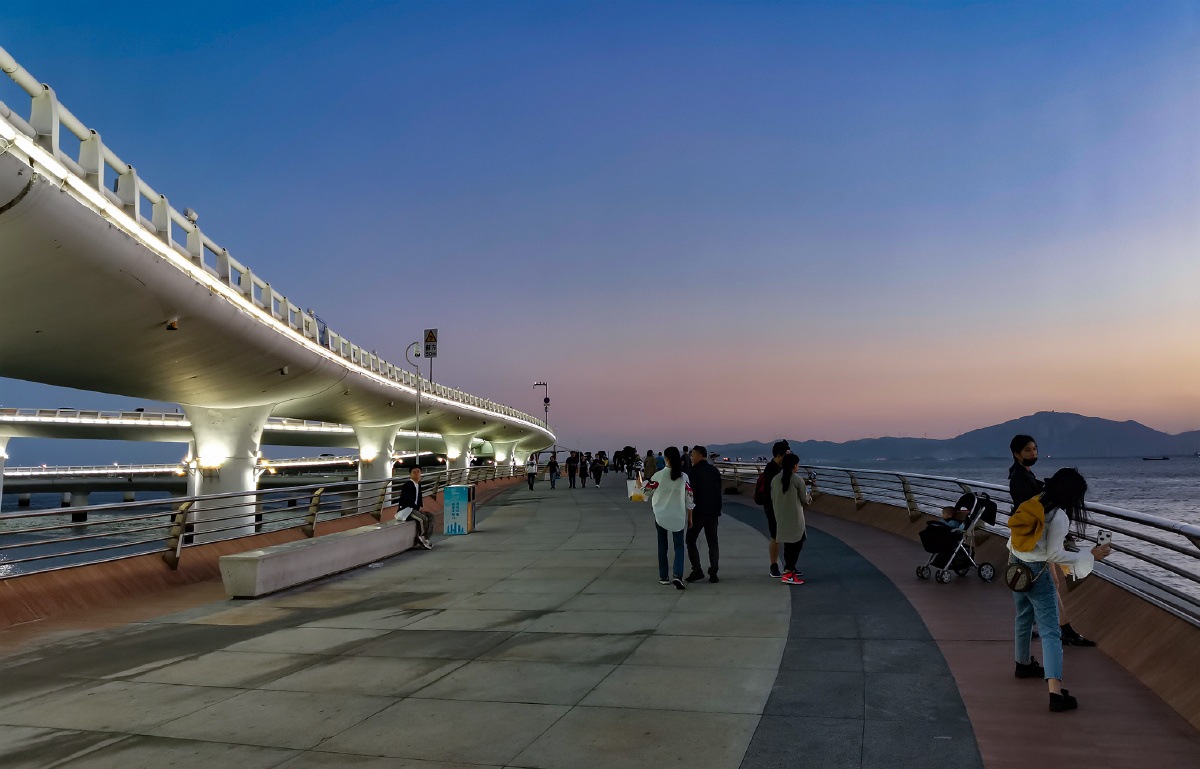 演武大桥观景平台随拍