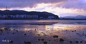 潮退黄昏