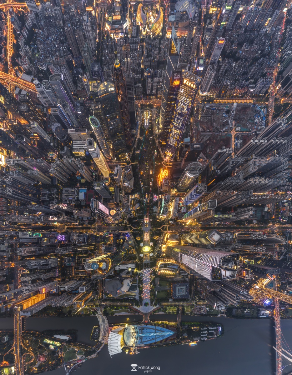 俯瞰城市的核心脉络