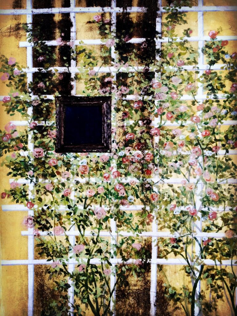 黄色小屋的局部.....