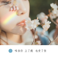 加彩虹光的112